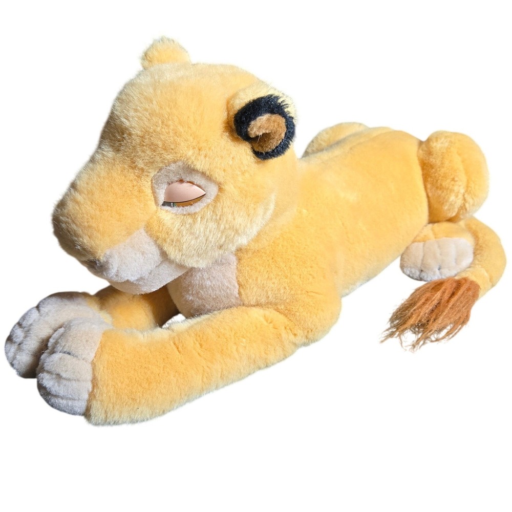 Vintage Disney Store Lion King Sarabi 21" Plush Stuffed Lying Down Simbas Mom